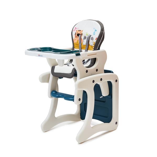 Baneen Adjustable Baby High Chair & Table 2 Levels Blue Buy Online